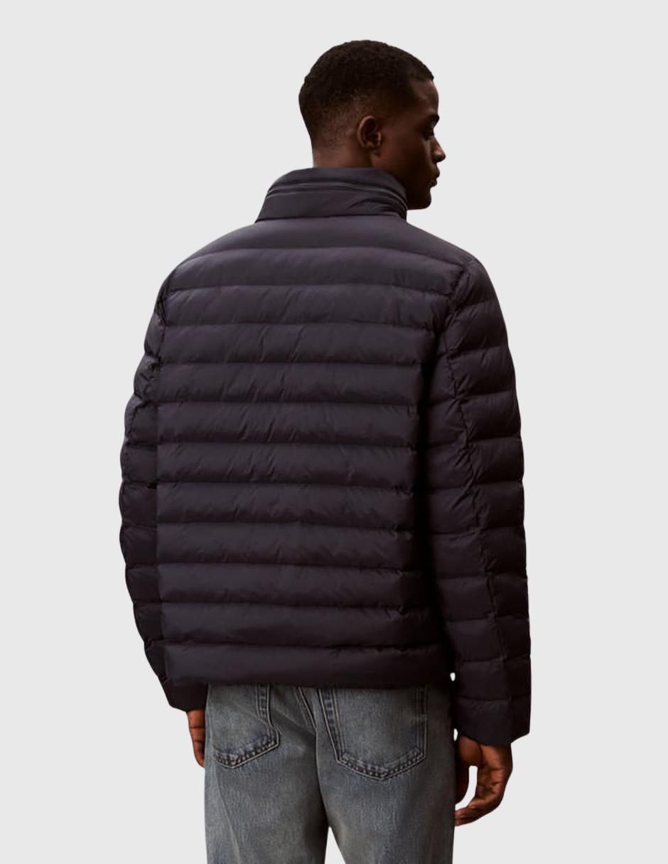 Chamarra acolchada capucha desmontable para hombre