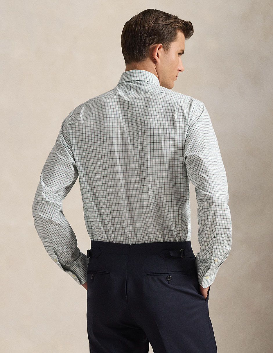 Camisa de vestir Polo Ralph Lauren de algodón manga larga para hombre