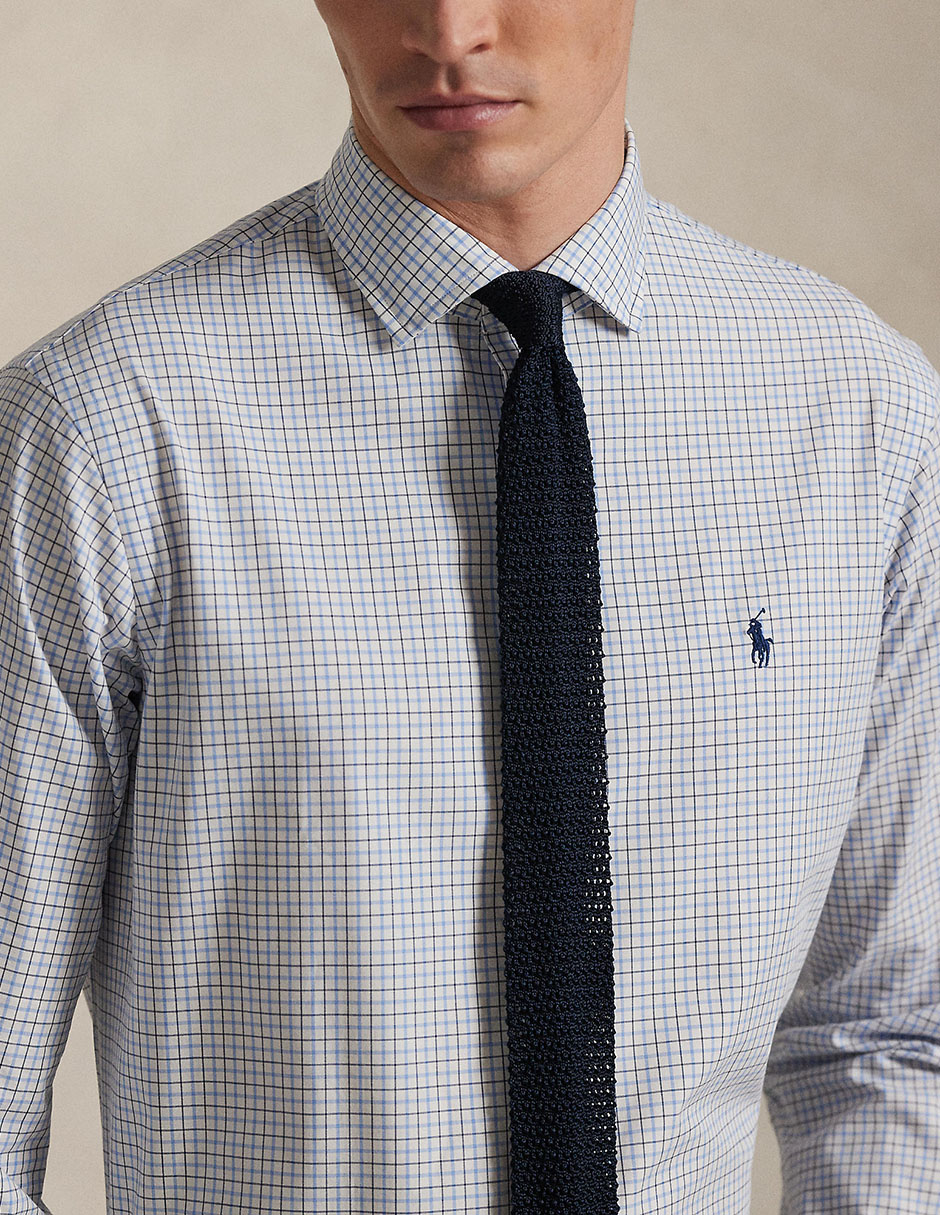 Camisa business casual Polo Ralph Lauren de algodón manga larga para hombre