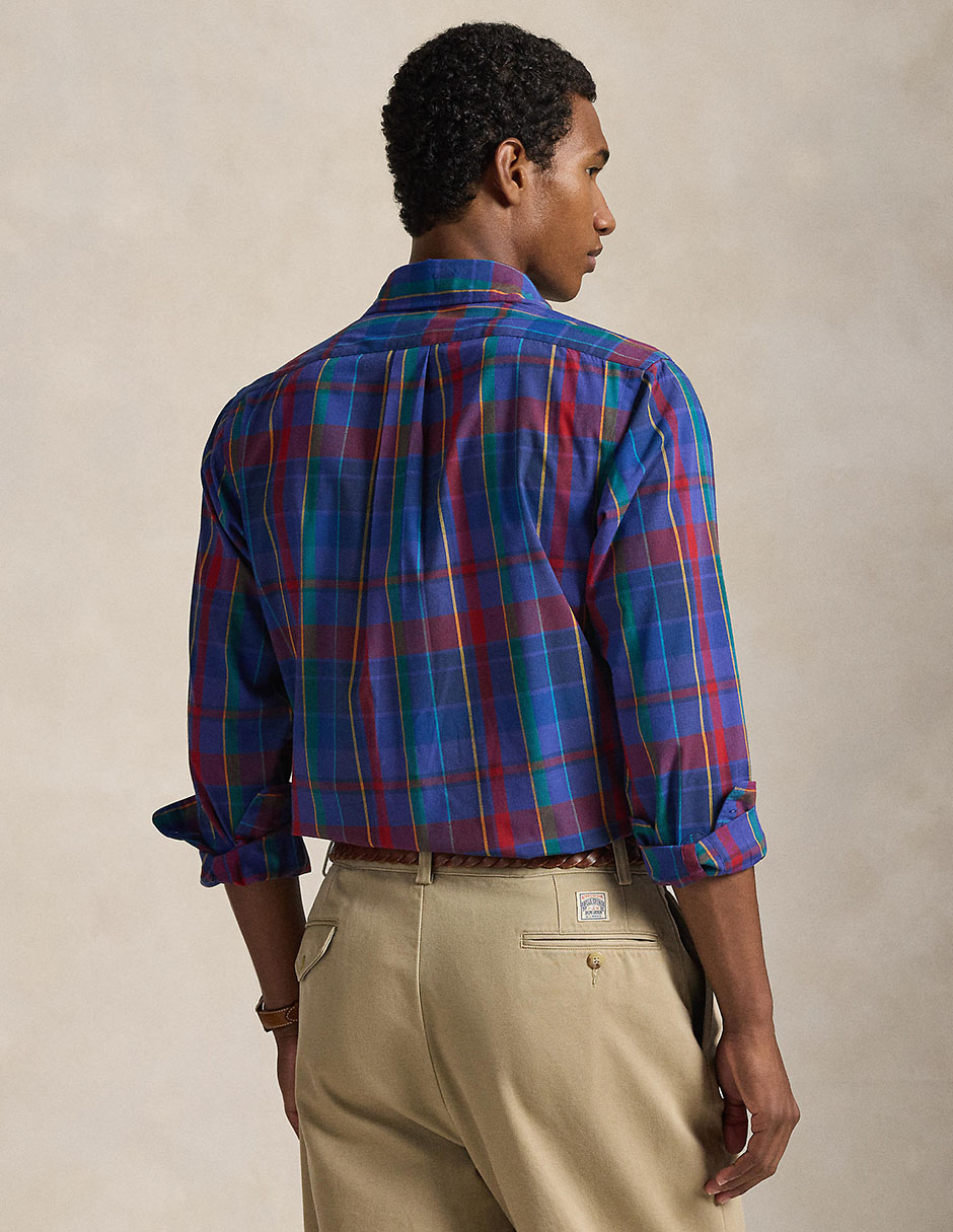 Camisa business casual Polo Rl manga larga para hombre 2