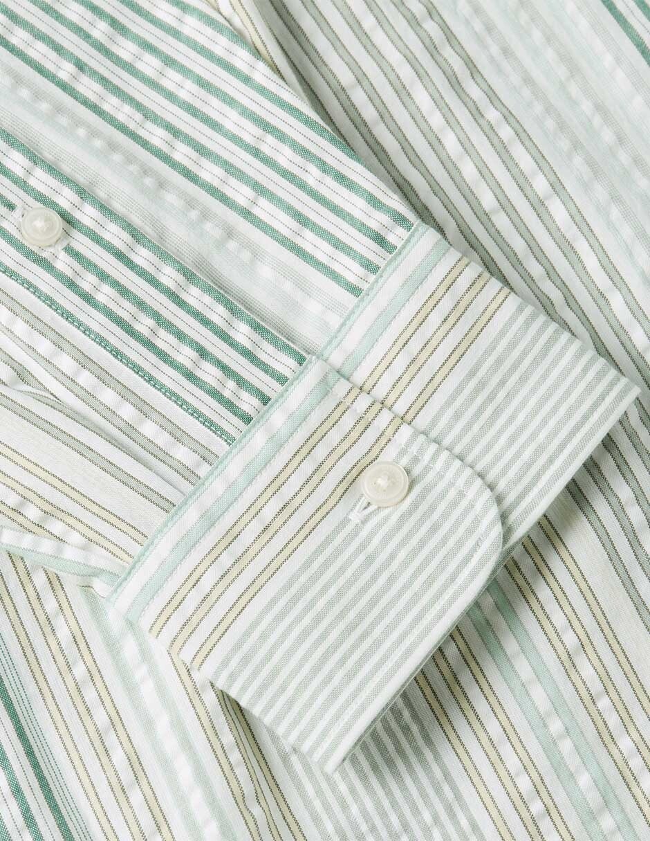 Camisa casual Tommy Hilfiger de algodón manga larga para hombre