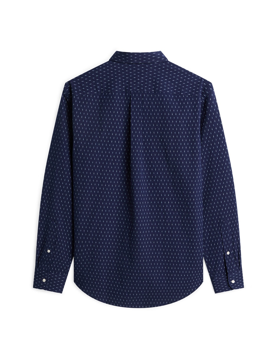 Camisa casual Tommy Hilfiger de algodón manga larga para hombre
