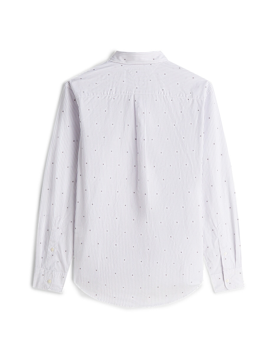 Camisa casual de algodón manga larga para hombre 5