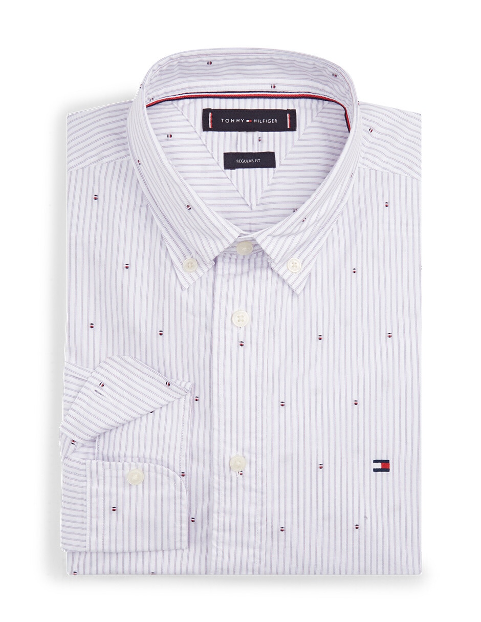 Camisa casual de algodón manga larga para hombre