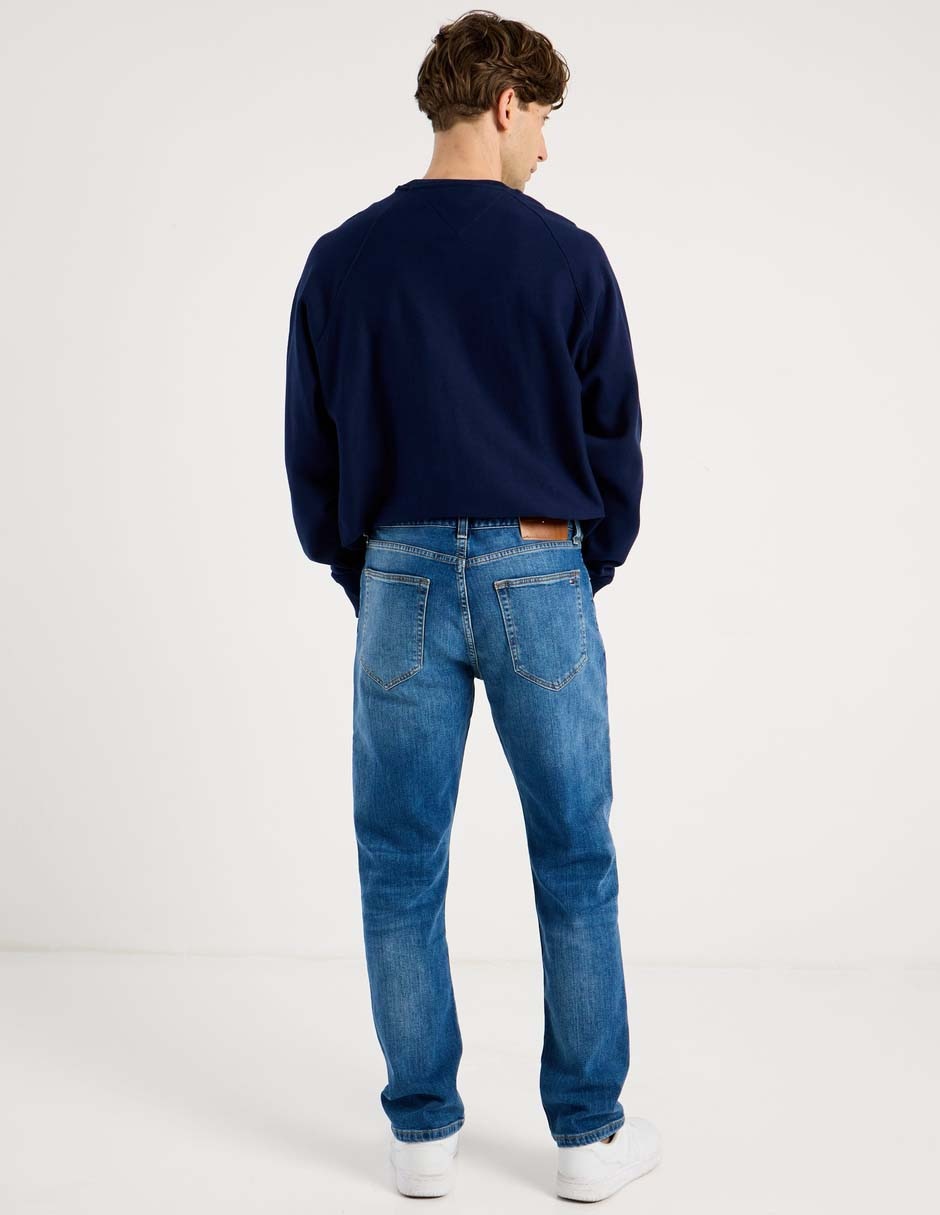 Jeans regular lavado stone wash para hombre 3