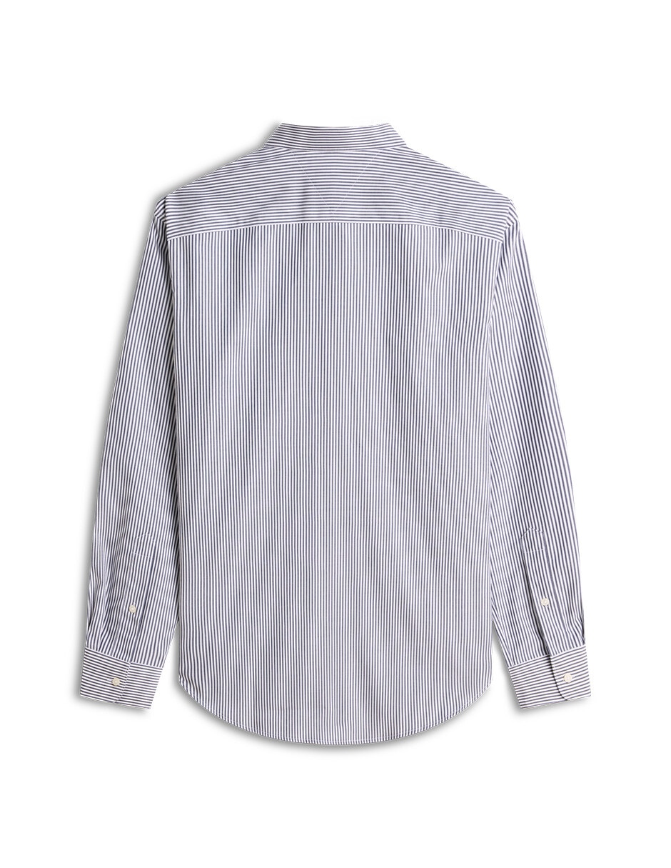Camisa casual de algodón manga larga para hombre 5
