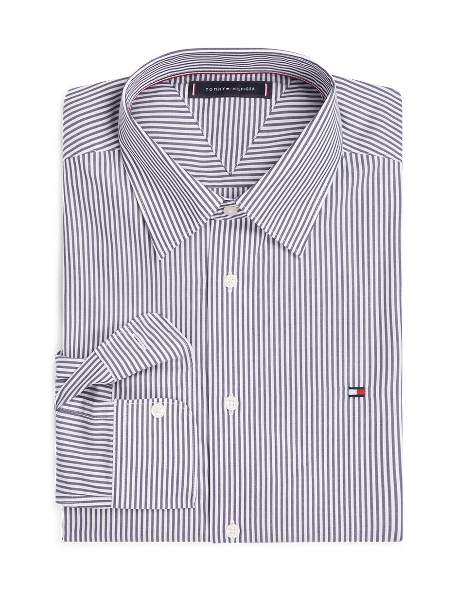 Camisa casual de algodón manga larga para hombre