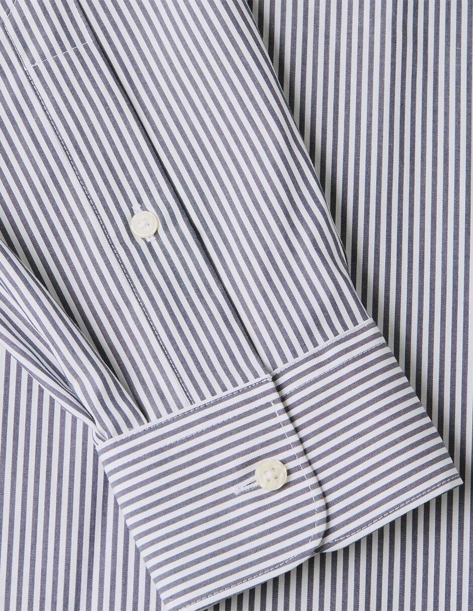 Camisa casual de algodón manga larga para hombre