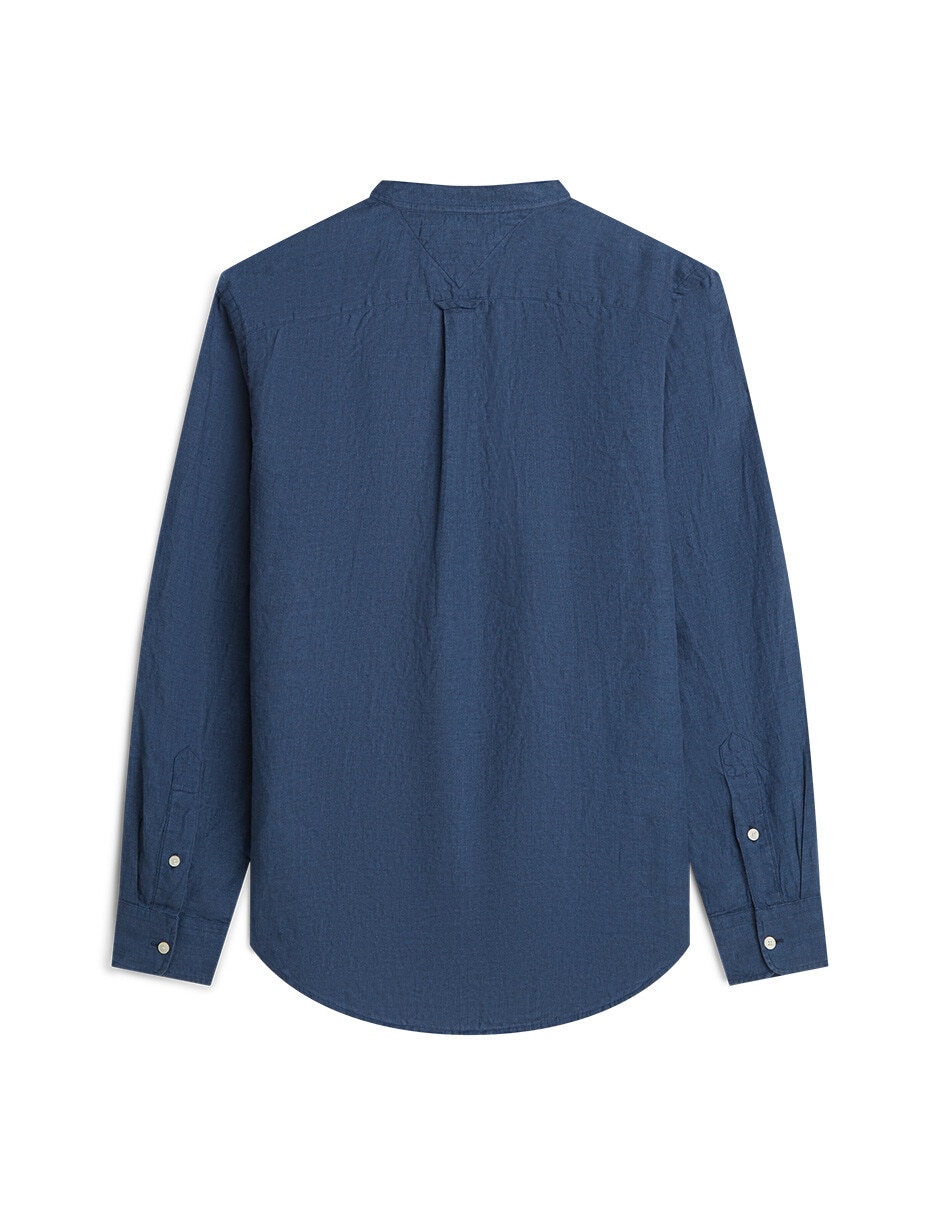 Camisa casual manga larga para hombre 2