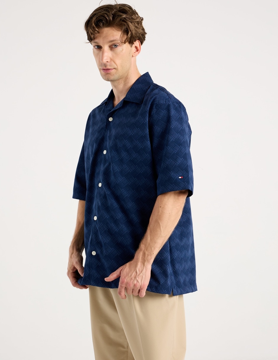 Camisa casual de algodón manga al codo para hombre 5