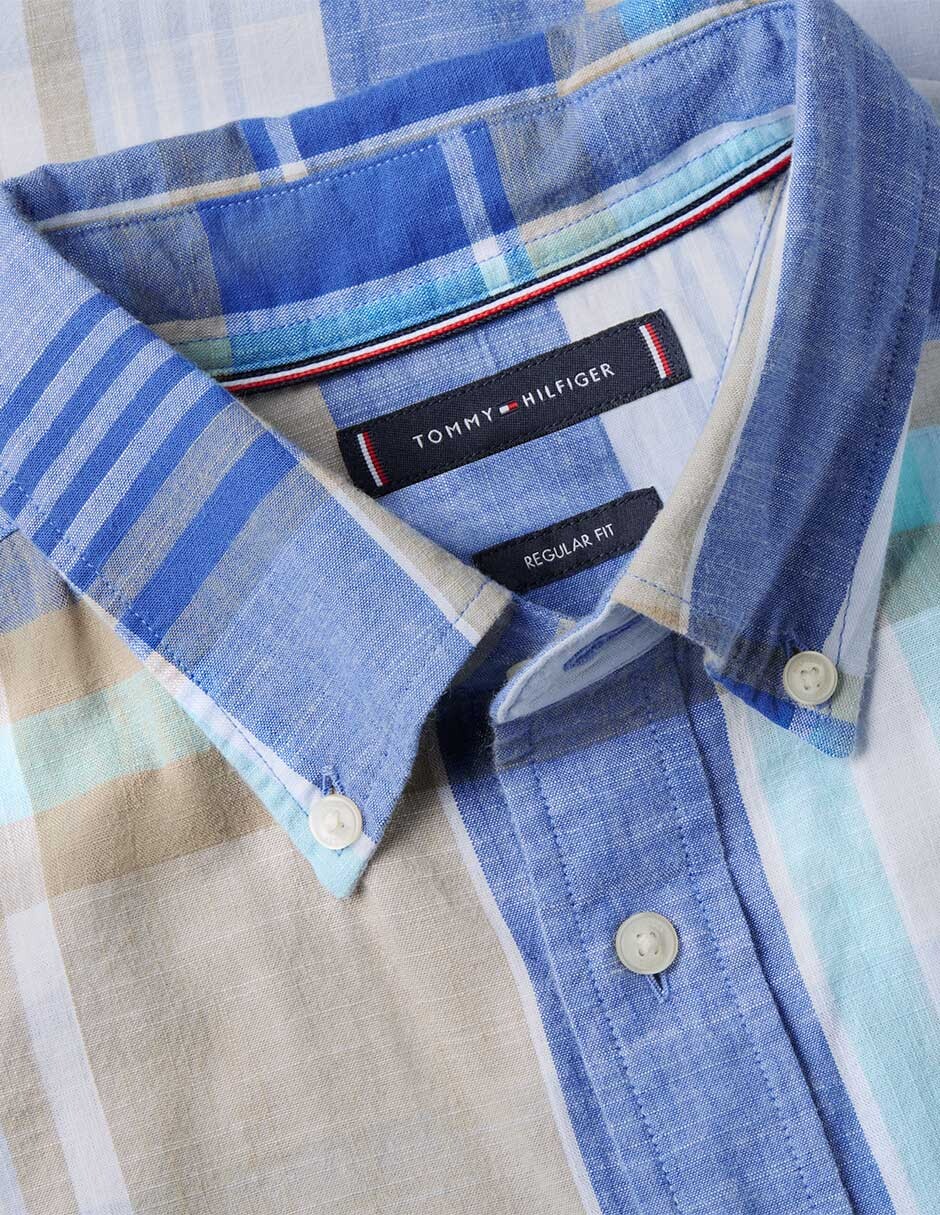Camisa casual de algodón manga larga para hombre 3