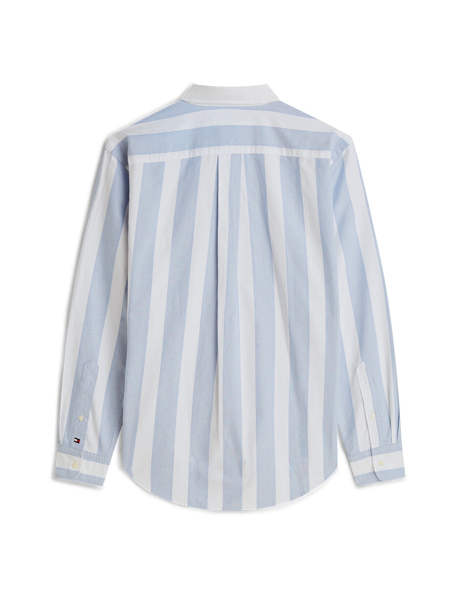 Camisa casual Tommy Hilfiger de algodón manga larga para hombre
