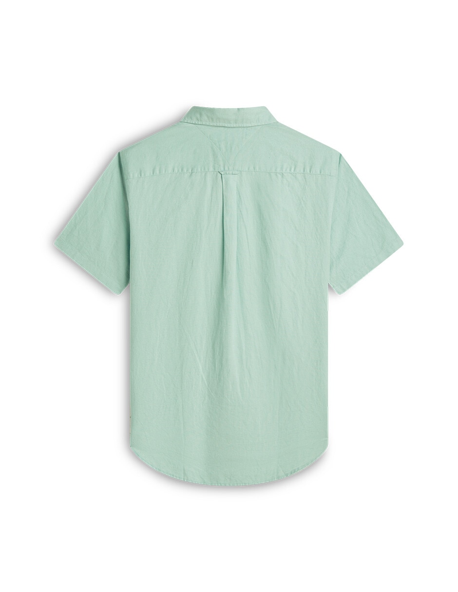 Camisa casual Hilfiger manga corta para hombre 5