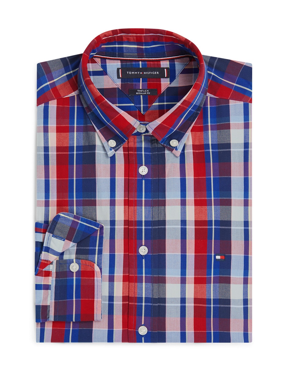 Camisa casual de algodón manga larga para hombre 2