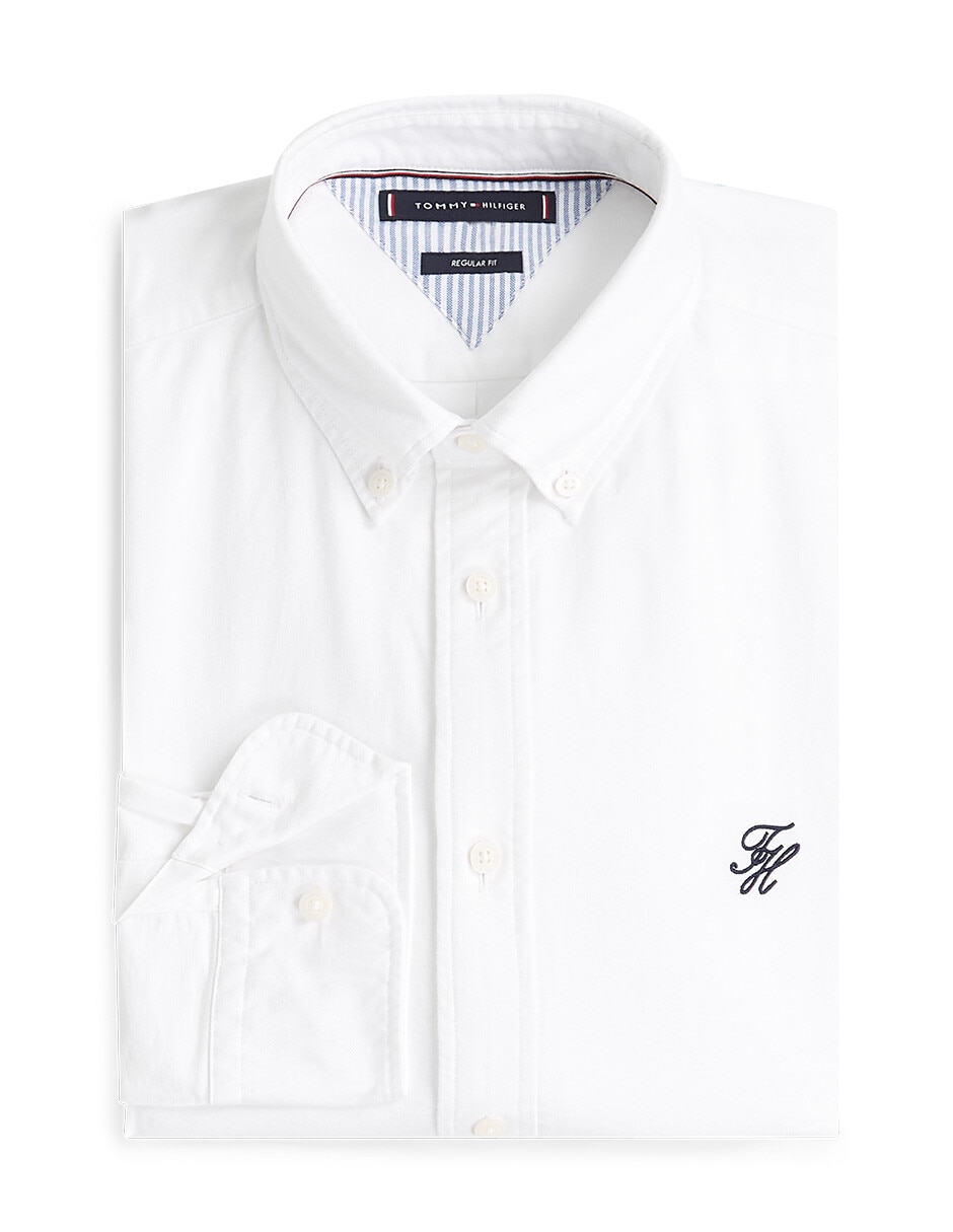 Camisa casual de algodón manga larga para hombre 5