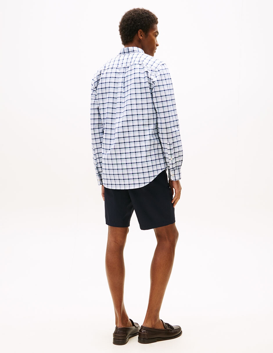 Camisa casual de algodón manga larga para hombre 2