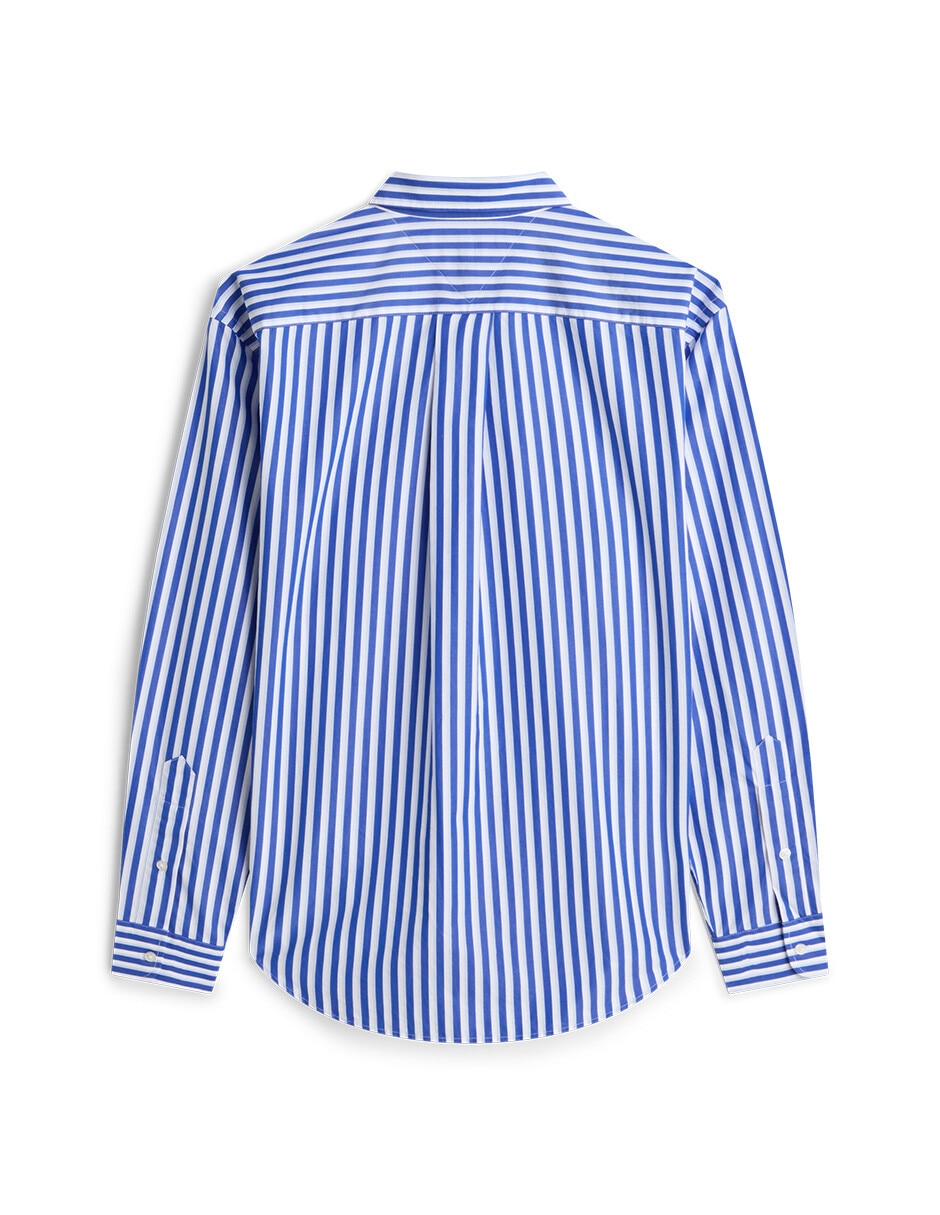 Camisa casual de algodón manga larga para hombre 5