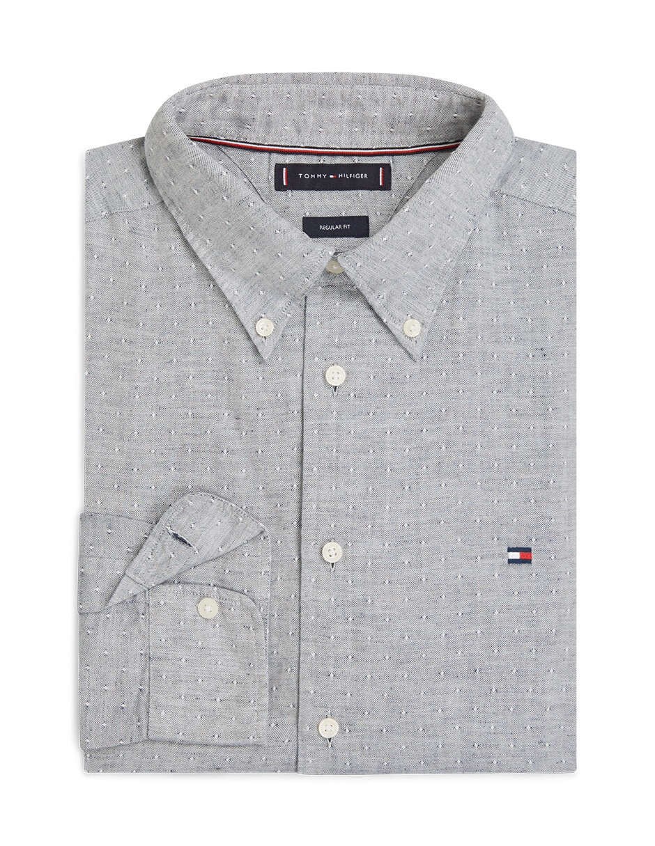Camisa casual Tommy Hilfiger manga larga para hombre