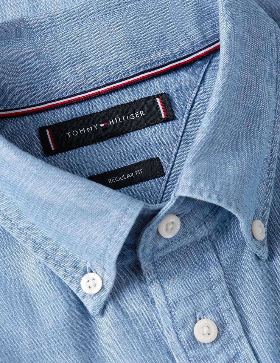 Camisa casual de algodón manga larga para hombre 4