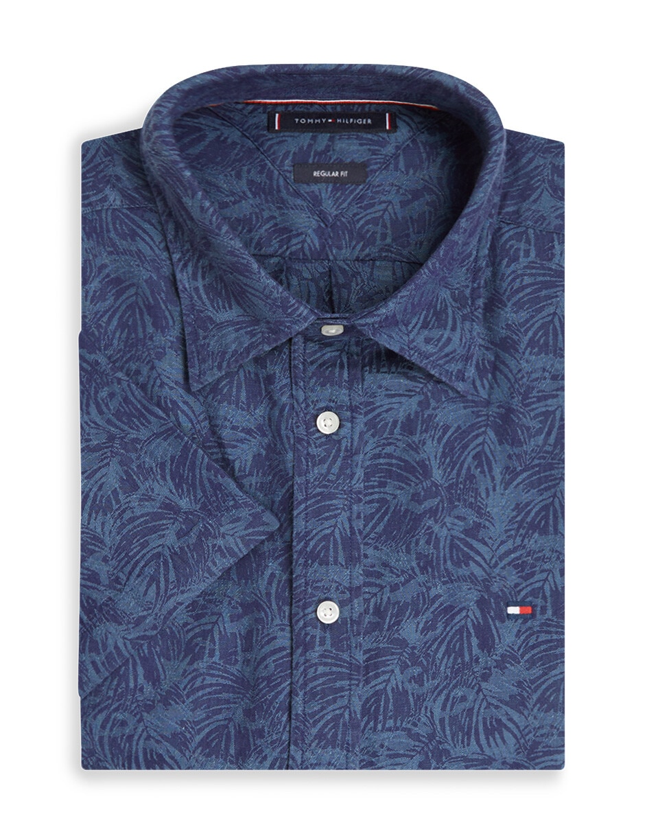 Camisa casual manga corta para hombre