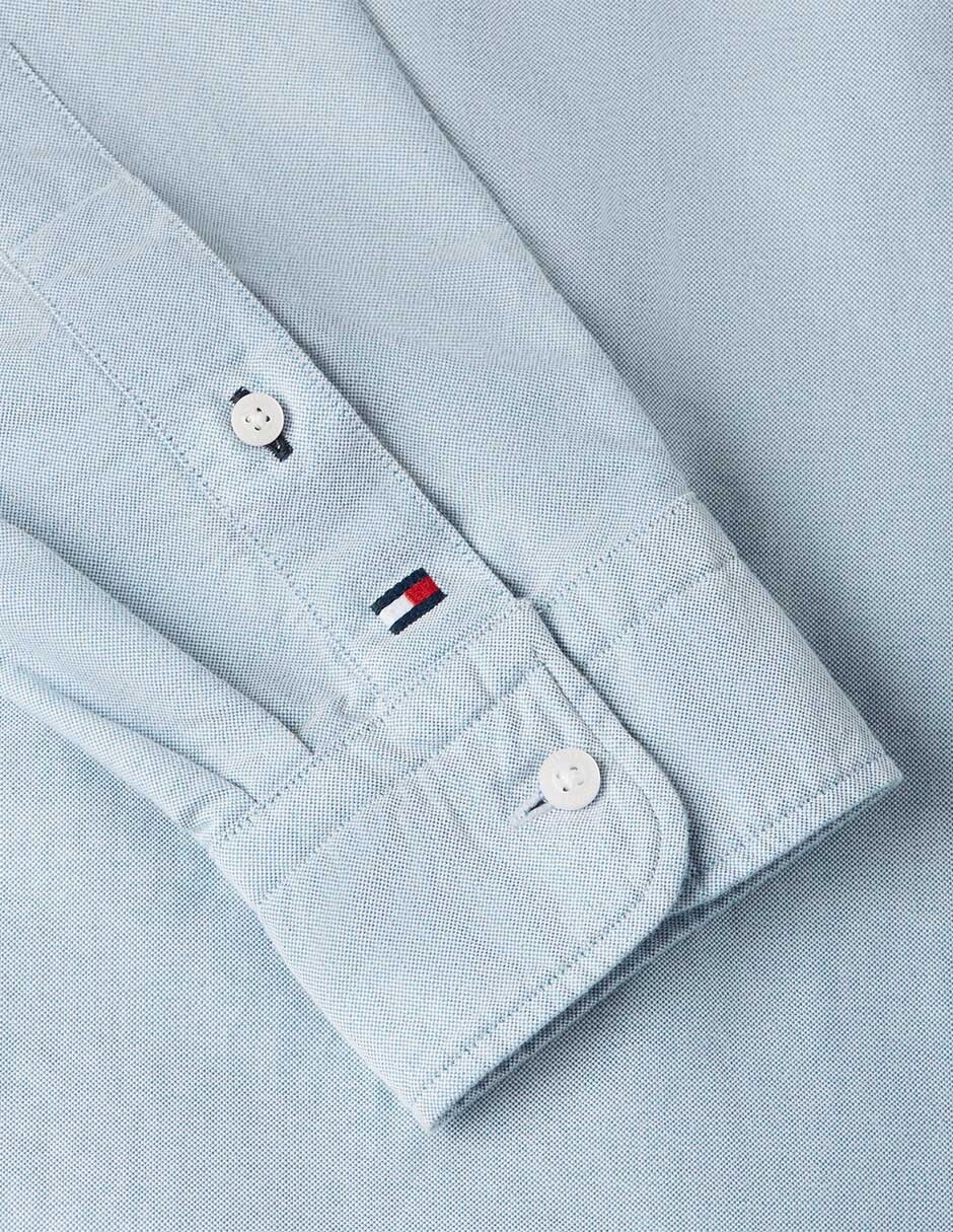 Camisa casual de algodón manga larga para hombre 8