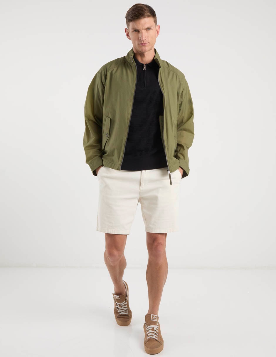 Chamarra casual tommy hilfiger sin capucha para hombre