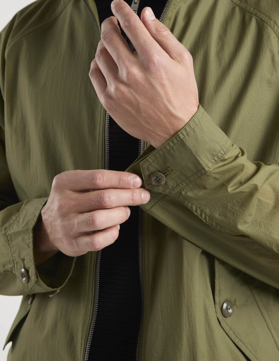 Chamarra casual tommy hilfiger sin capucha para hombre