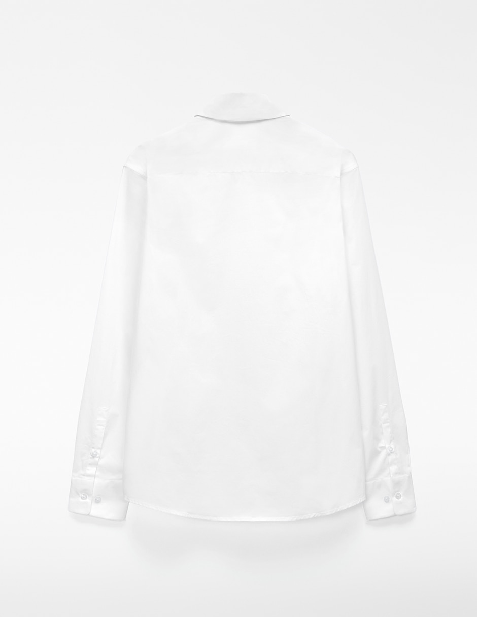 Camisa casual de algodón manga larga para hombre 6