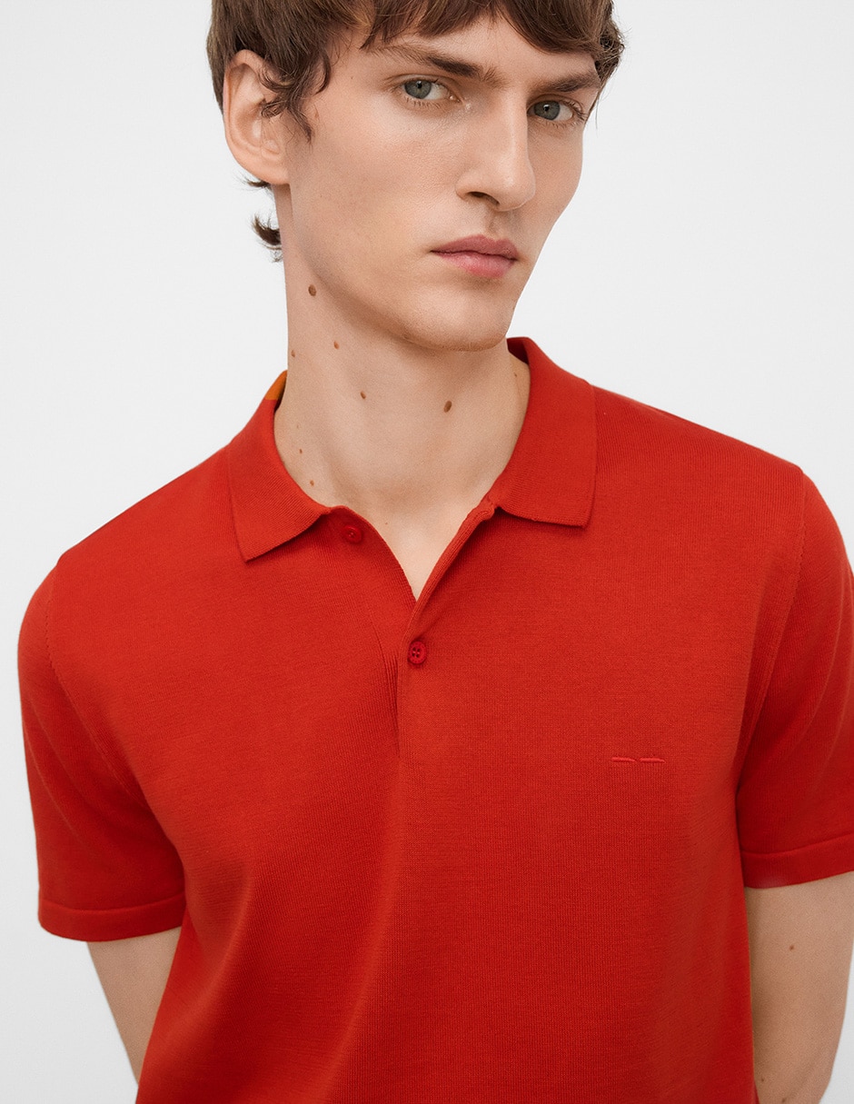 Playera tipo polo Adolfo Dominguez para hombre
