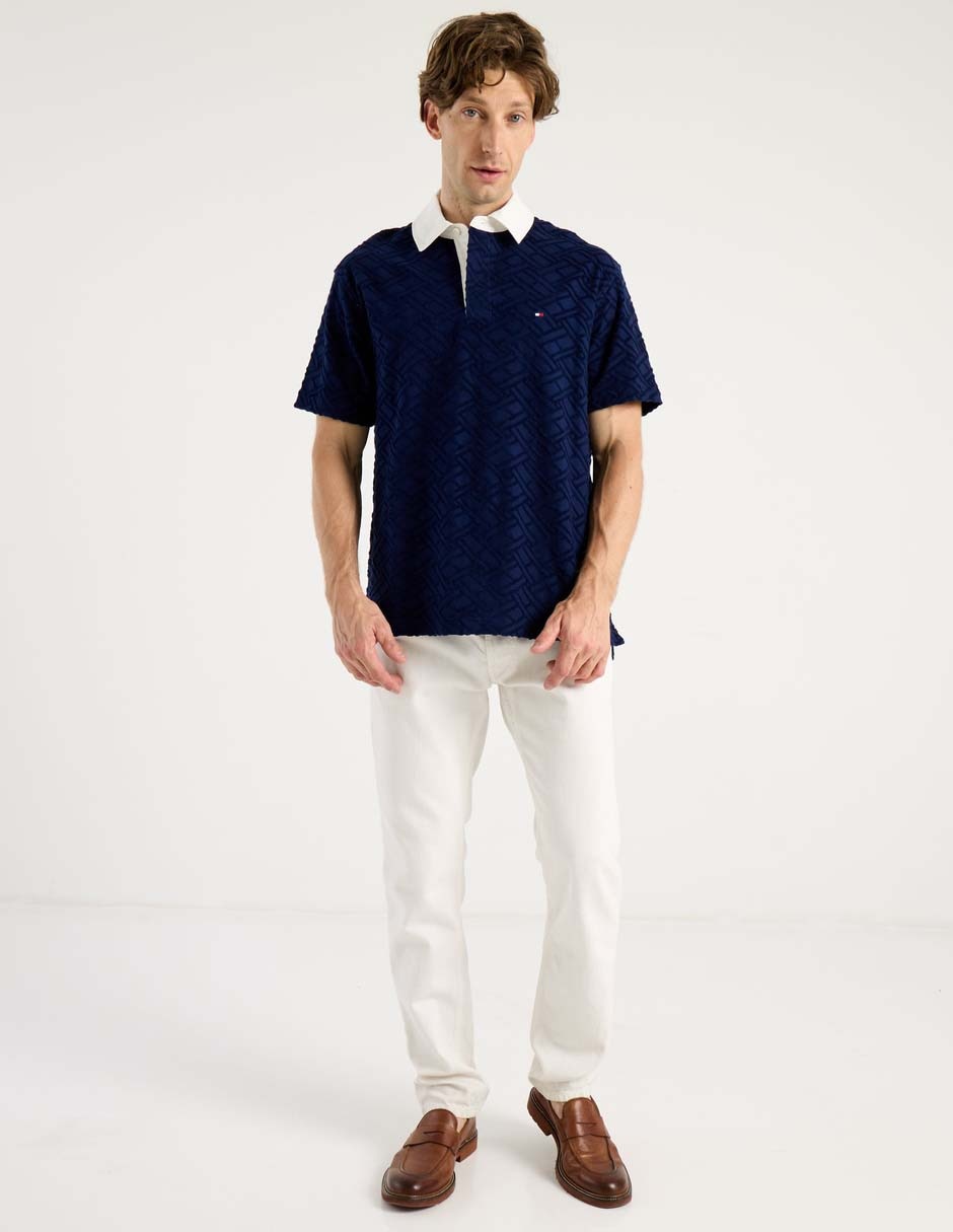 Playera tipo polo tommy hilfiger para hombre