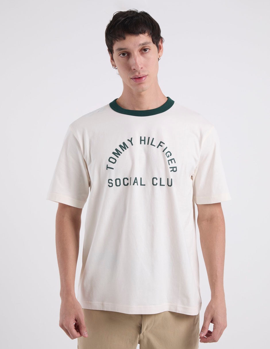 Playera cuello redondo para hombre