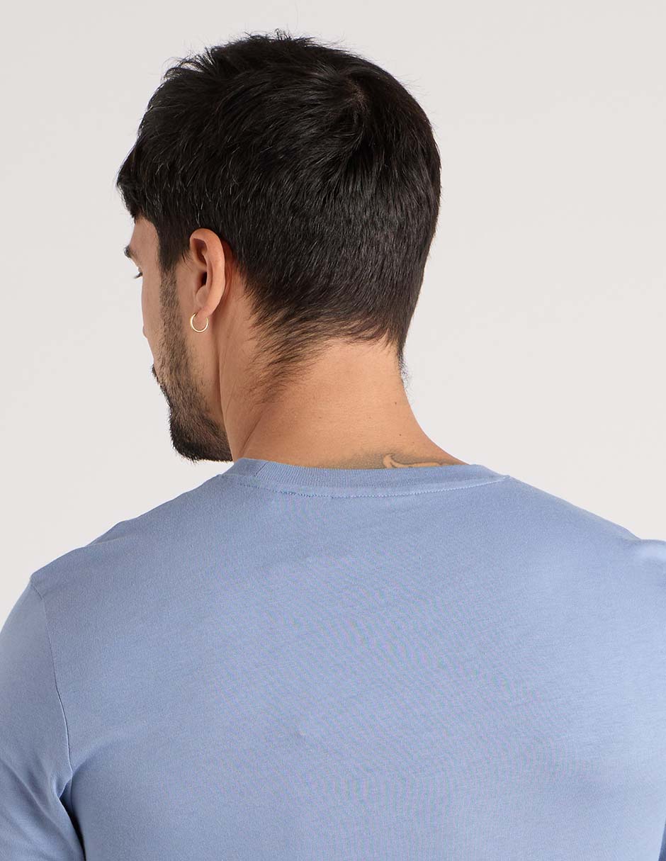 Playera soda cuello redondo para hombre