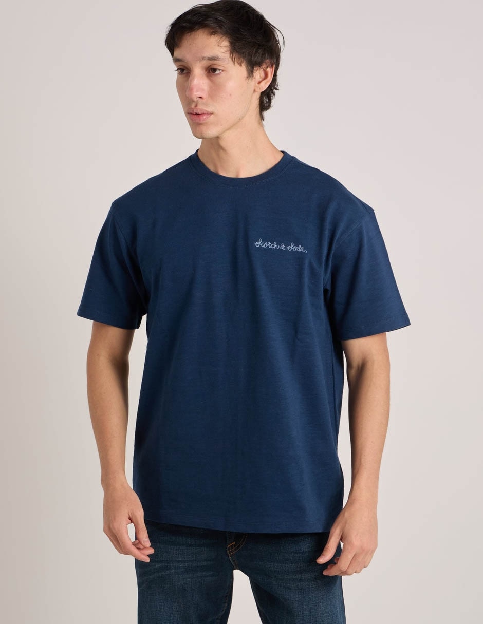 Playera soda cuello redondo para hombre