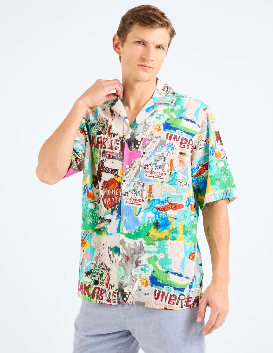 Camisa Casual manga corta para hombre 1
