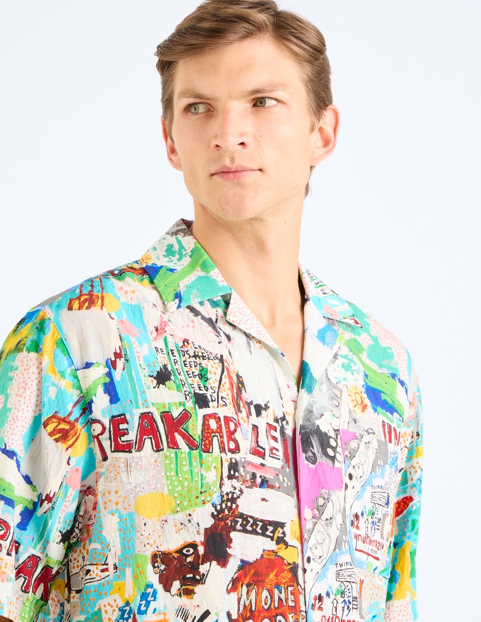 Camisa Casual manga corta para hombre 9