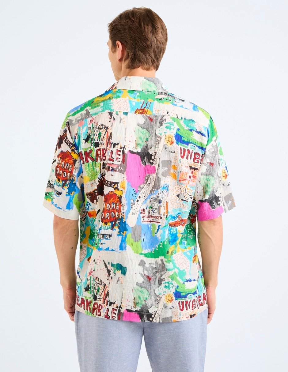 Camisa Casual manga corta para hombre 11