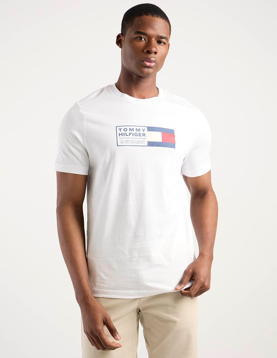 Playera Hilfiger cuello redondo para hombre 1