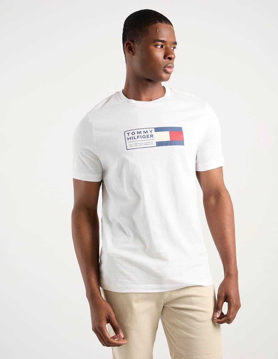 Playera Hilfiger cuello redondo para hombre 7