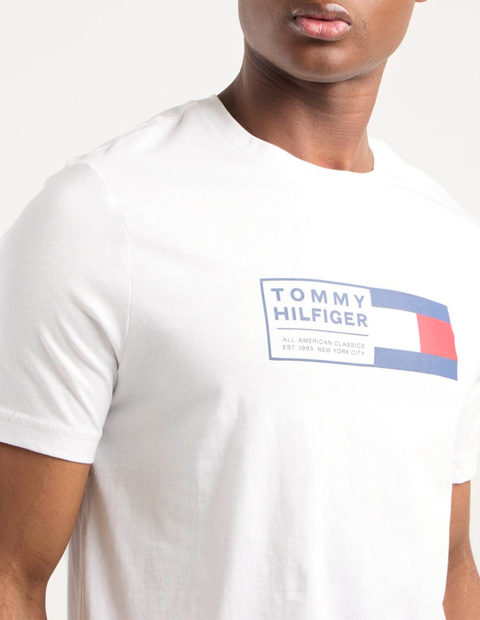 Playera Hilfiger cuello redondo para hombre 9