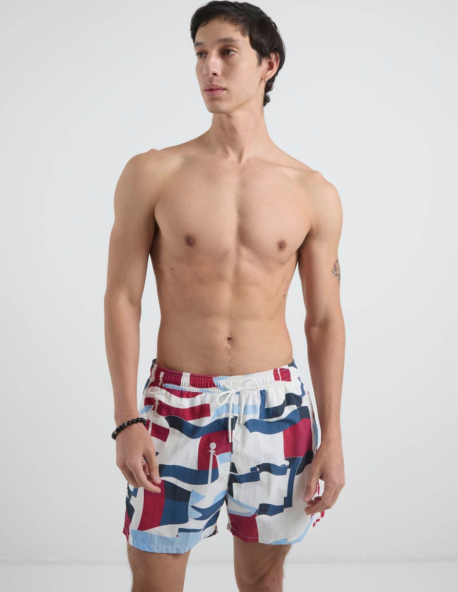 Traje de baño con bolsillos para hombre 1