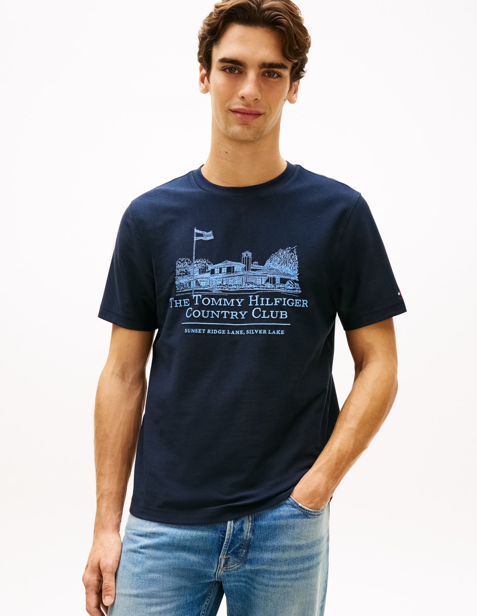 Playera cuello redondo para hombre