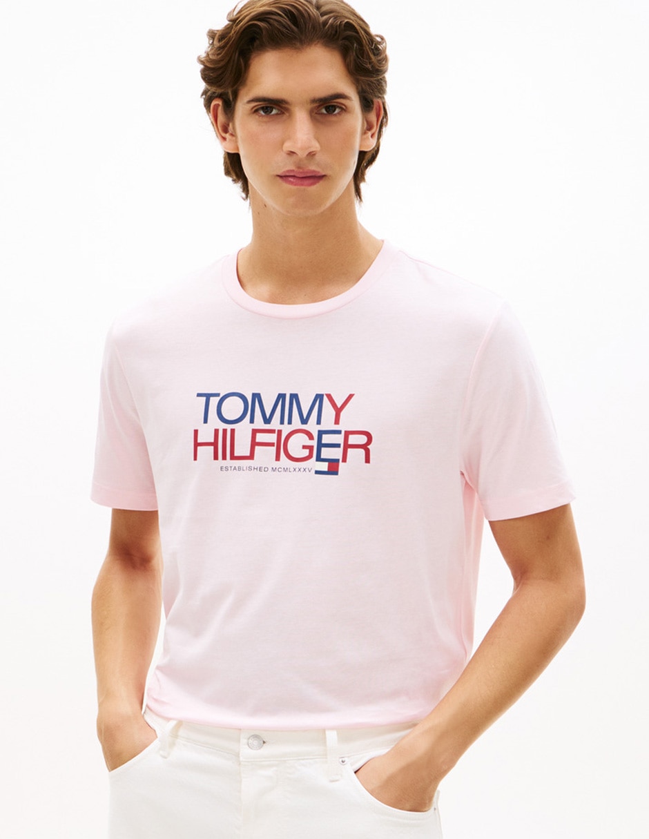 Playera Tommy Hilfiger cuello redondo para hombre