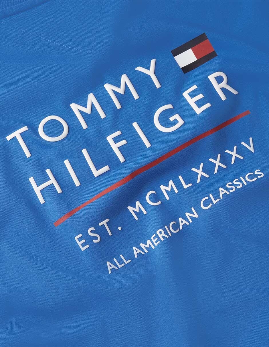 Playera hilfiger cuello redondo para hombre 7