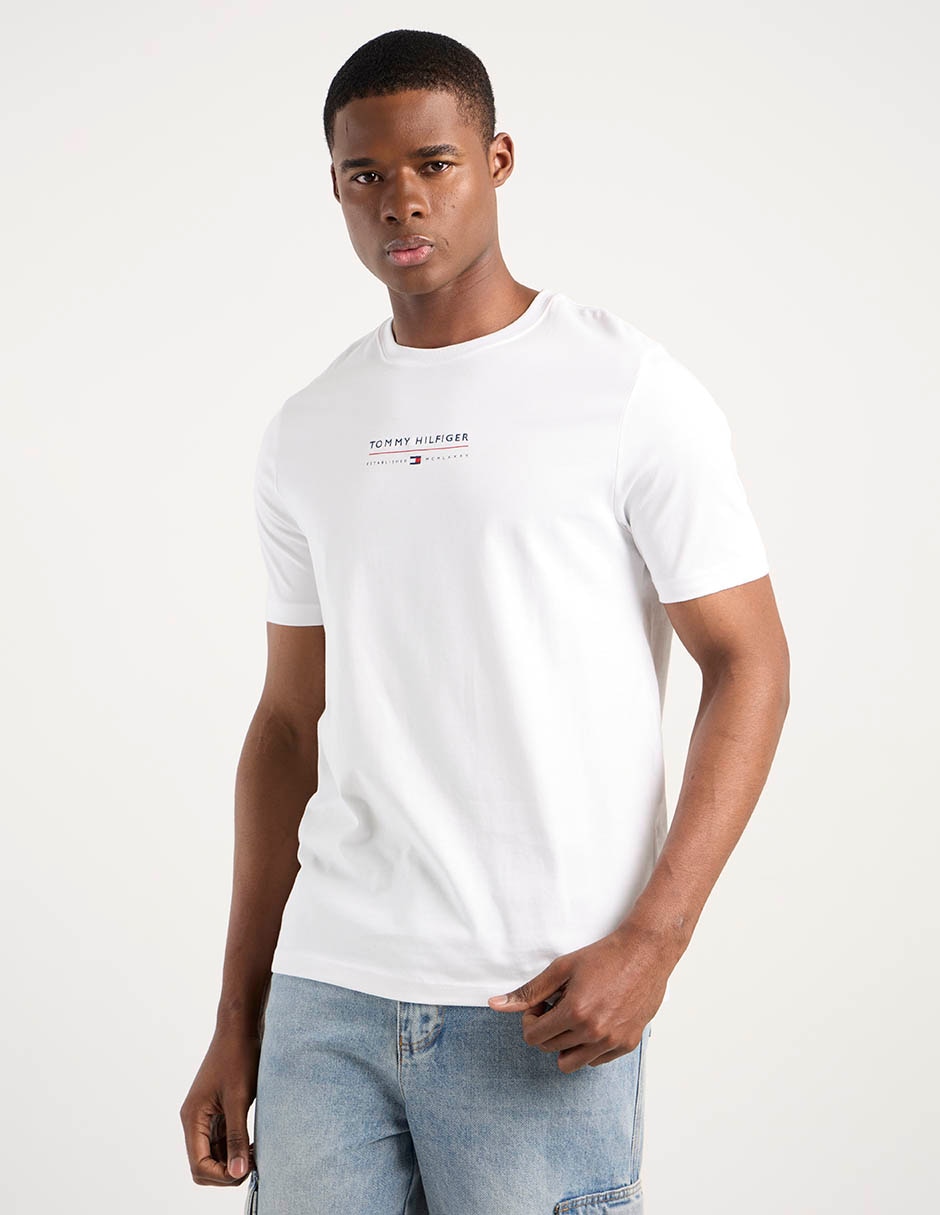 Playera Tommy Hilfiger cuello redondo para hombre