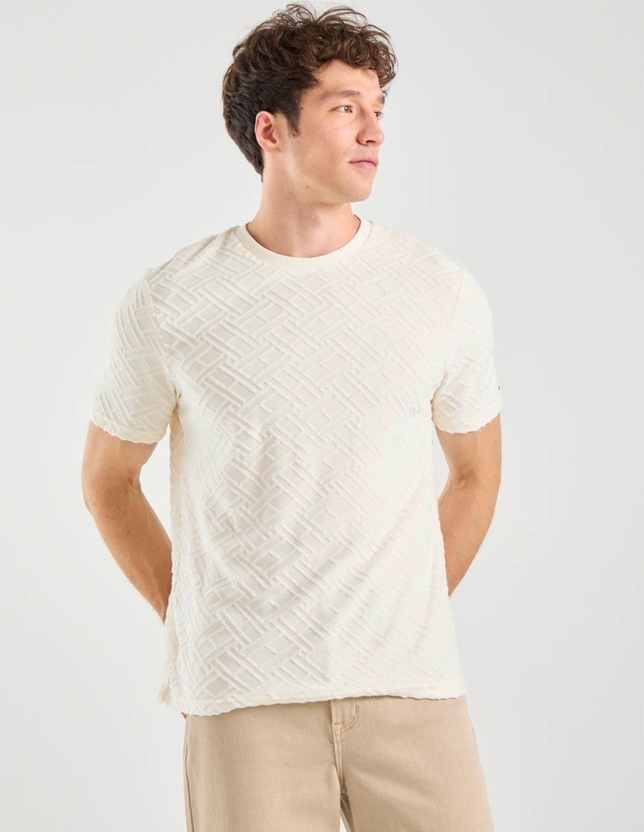 Playera cuello redondo para hombre