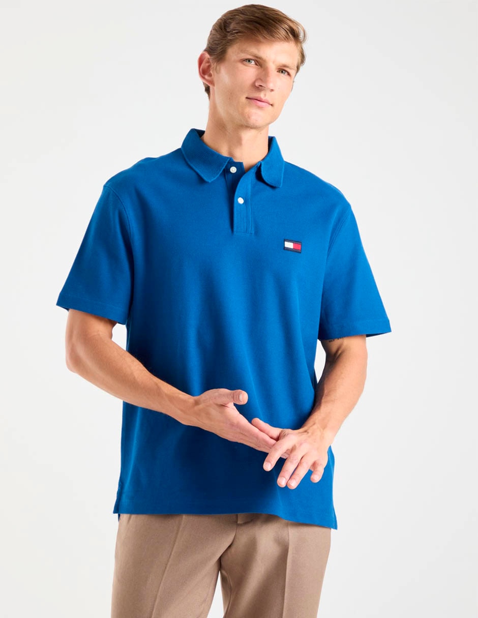 Playera tipo polo Tommy para hombre