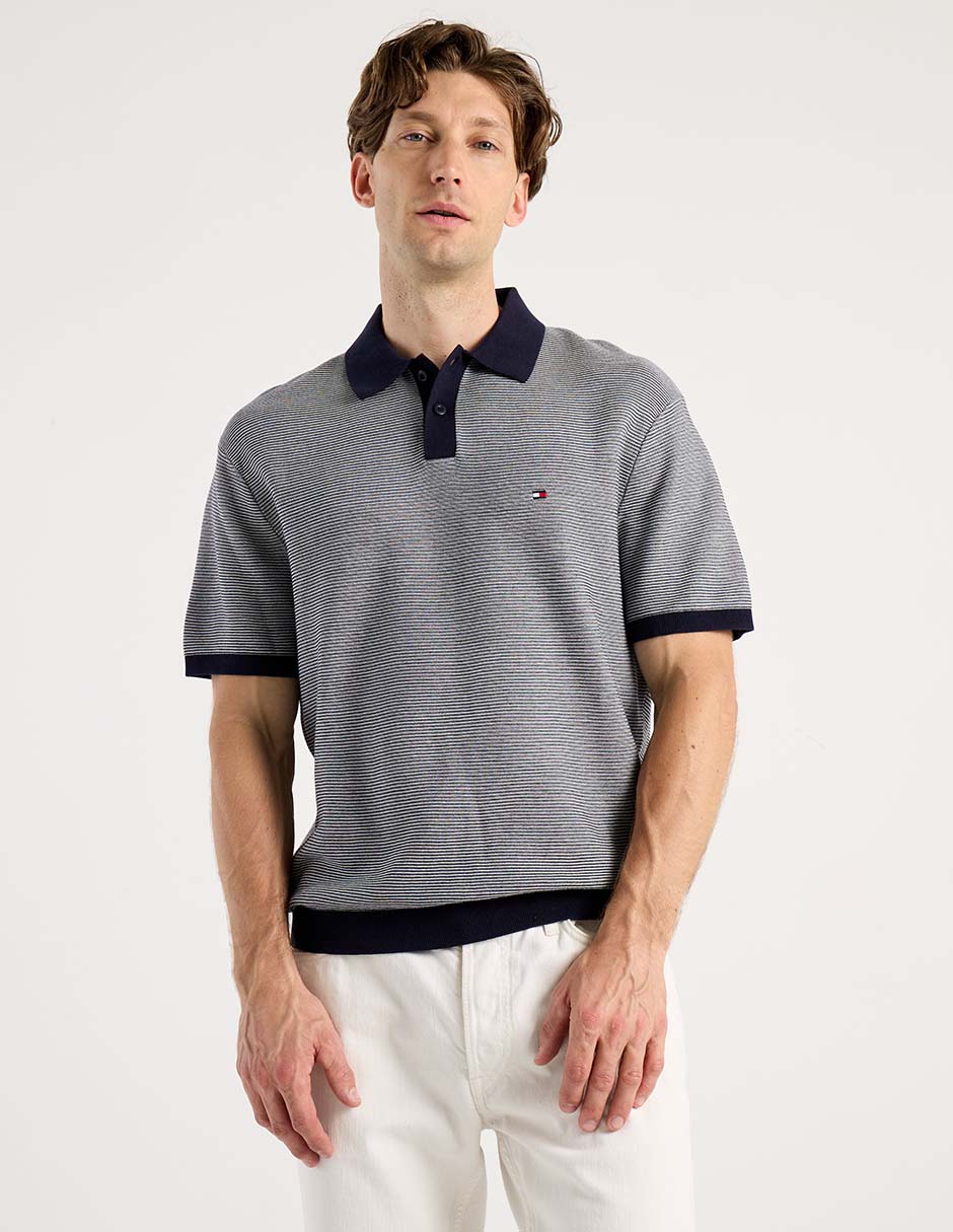 Playera tipo polo hilfiger para hombre