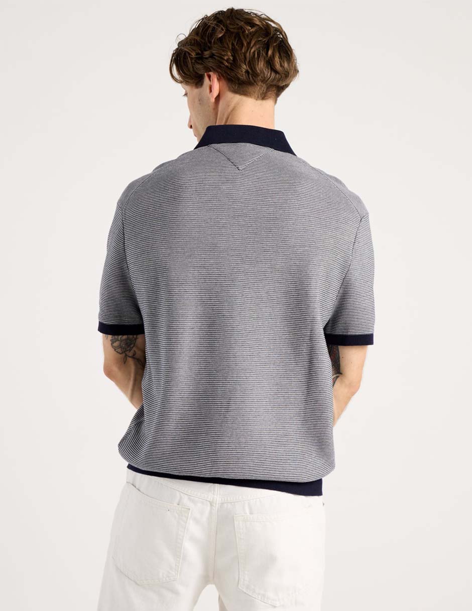 Playera tipo polo tommy hilfiger para hombre