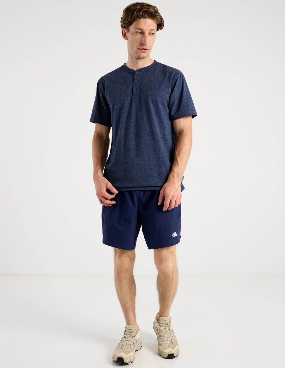 Playera cuello henley para hombre 3