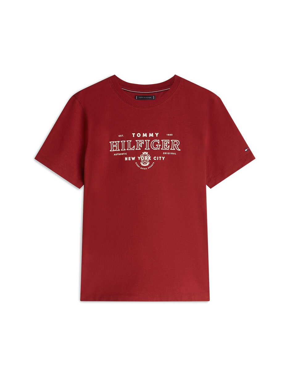 Playera cuello redondo para hombre.